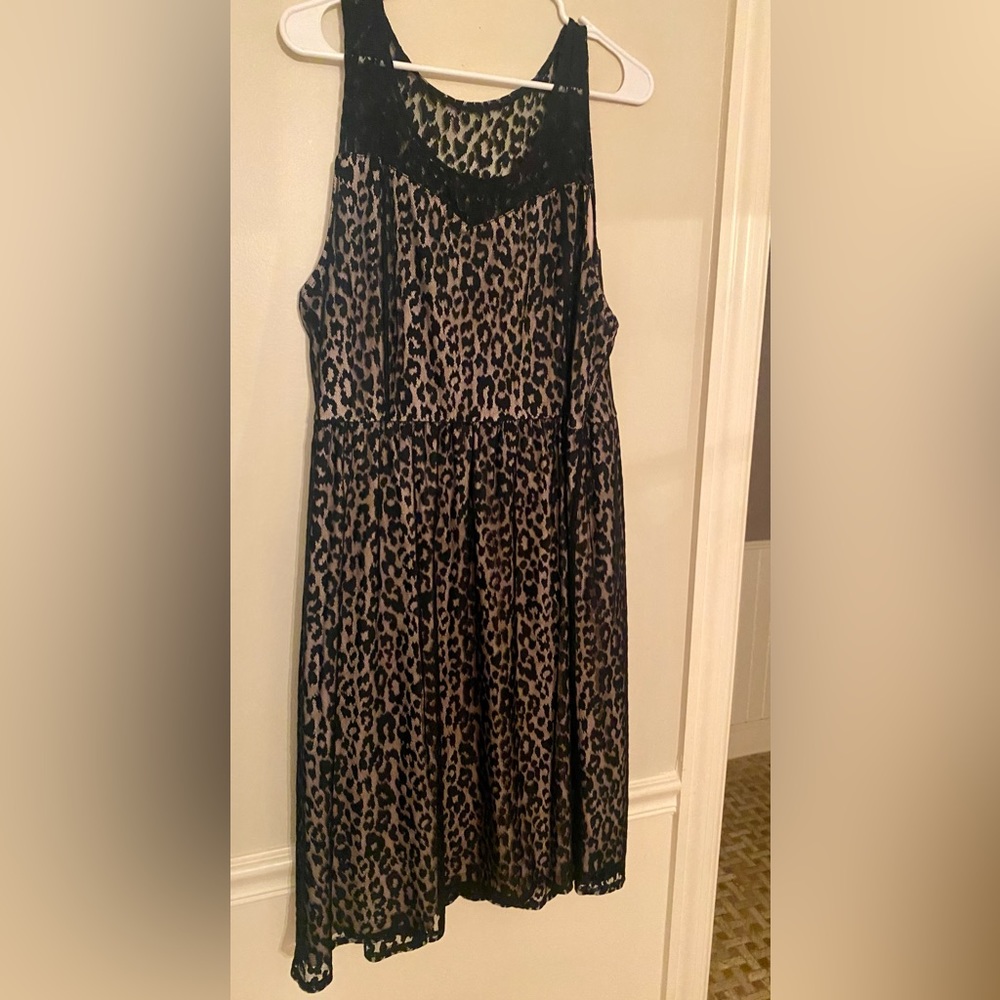 Lame Bryant leopard dress